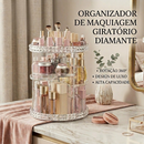 Organizador  Maquiagem Giratório 360º DIAMANTE