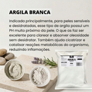 KIT CLAREADOR INTENSIVO: Argila Branca + Dolomita + Rosa Mosqueta