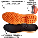 Palmilha Gel Ortopética P/ Quem Trabalha Até 10 Horas Ajuda a Prevenir Dores Nas Pernas Promoção