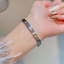 Pulseira Luxo em Aço Titânio Kajia