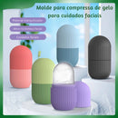 Massageador de Gelo Facial em Silicone – Crioterapia Caseira