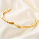 Pulseira Bracelete Liso Aço Inoxidáv Unissex