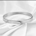 Pulseira Bracelete Liso Aço Inoxidáv Unissex