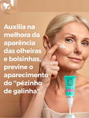 Creme Hidratante Facial Para Area dos Olhos e Olheiras Olhos de Gueixa Kokeshi 15g