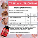 Colágeno Hidrolisado Com Ácido Hialurônico Para Flacidez Cabelo Pele Unhas Anti-idade Rugas Celulite