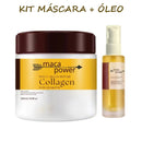 Kit Cronograma de Luxo: Máscara Karseell 500g + Óleo de Argan 60ml