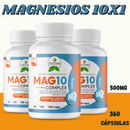Complexo de Magnésio 10 Em 1 Premium (cápsulas de 500mg)