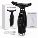 Massageador de Firmeza para Pele, LED 7 Funções, Recarregável USB, Uso Diário no Rosto e Pescoço