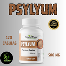 Psyllium 500mg – 120 Cápsulas – Fibra Natural para Intestino e Emagrecimento