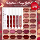 Batom fosco 18 Cores à prova d'água de longa duração